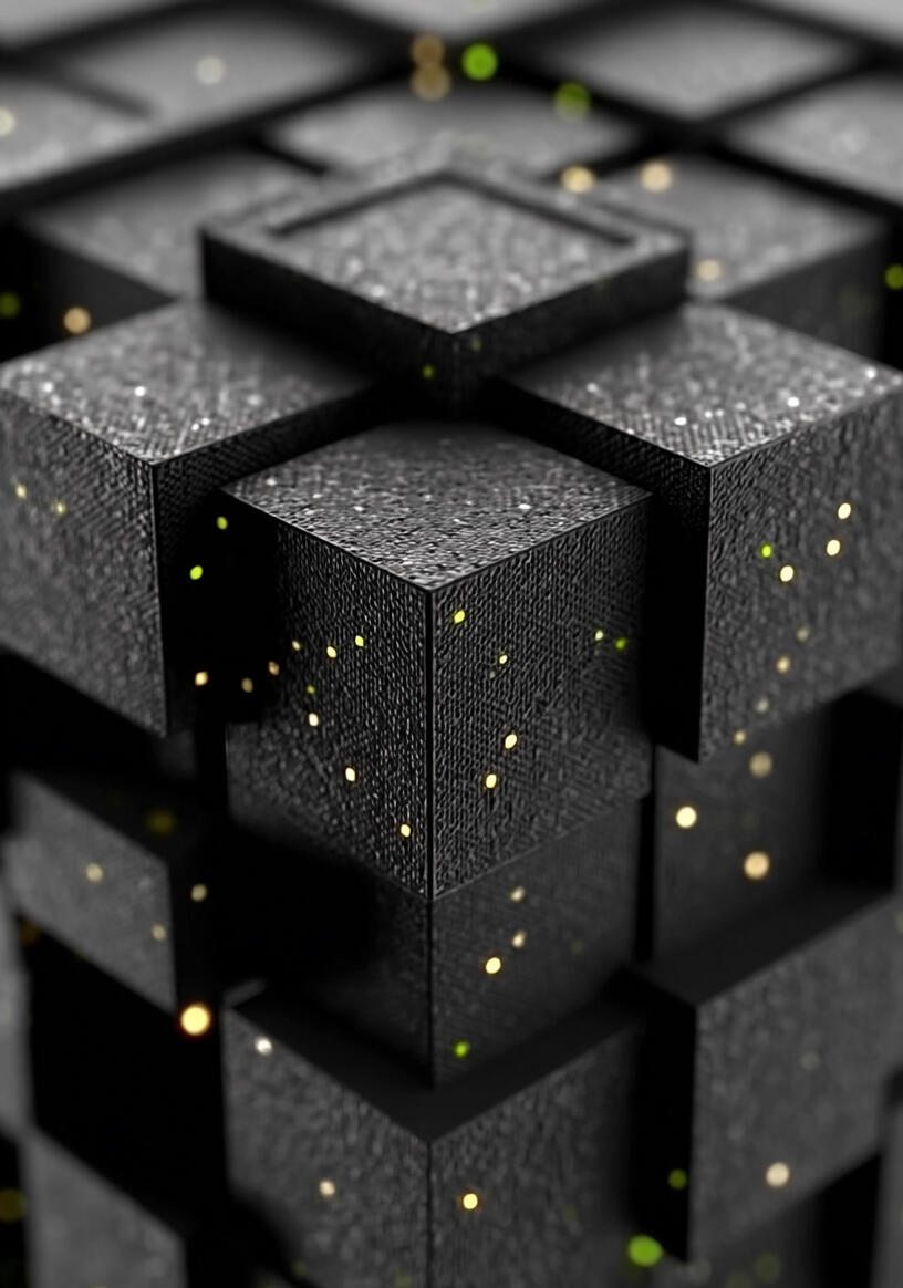 Solid modular structure representing the rigorous CFO-to-CFO vetting process and risk mitigation framework used by WorkDots.